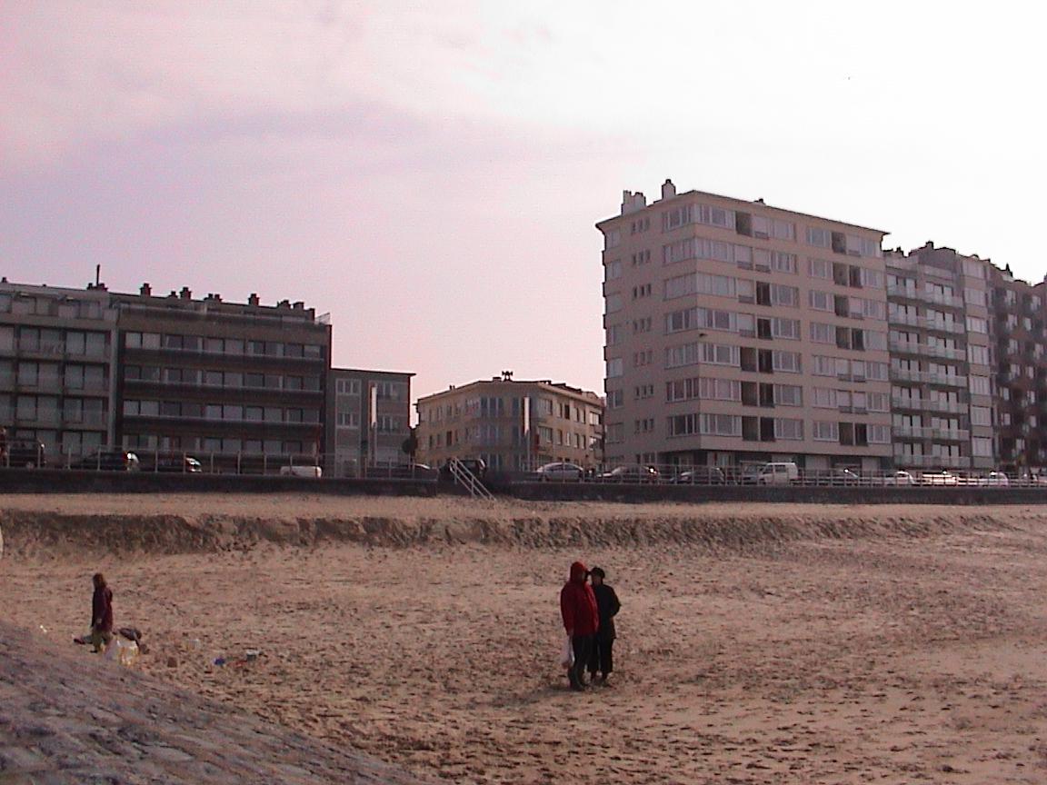 Immeuble vu de la Plage